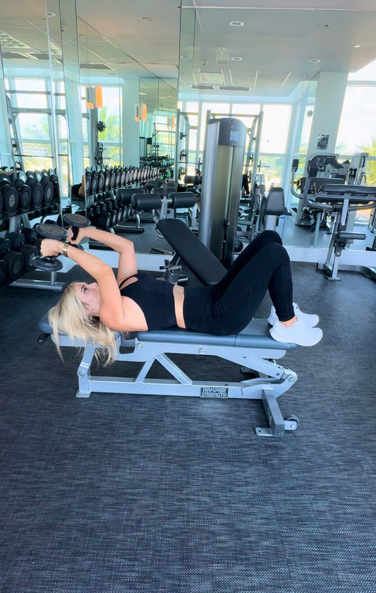 5 Great Upper Body Exercises Using A Bench And Dumbbells ππΌββοΈπ