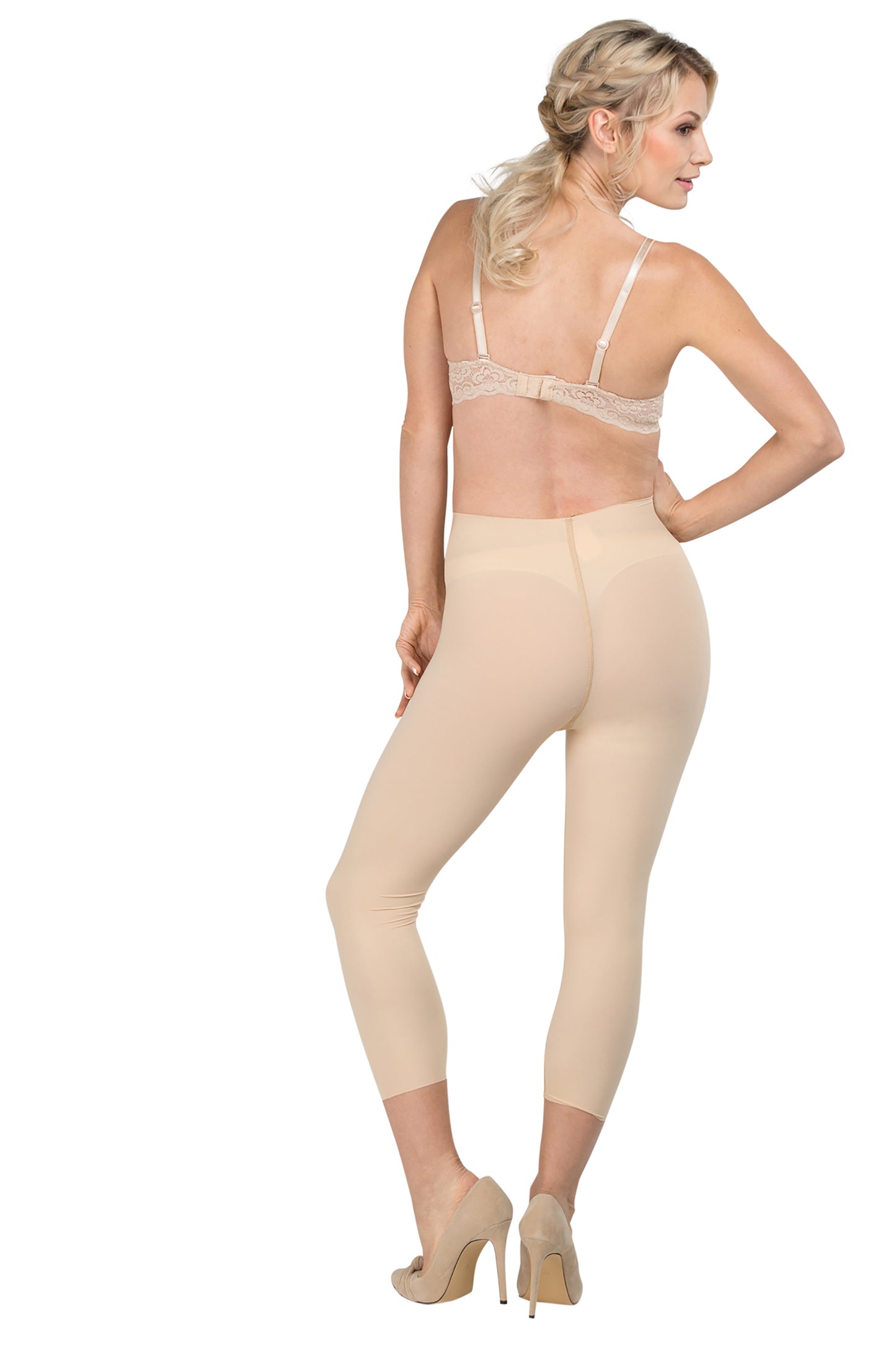 Body Slimming Capris - Nude - Delfin Brands