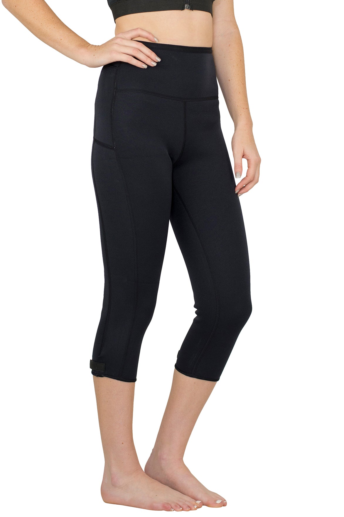 Heat Maximizing Capris - Black - Delfin Brands