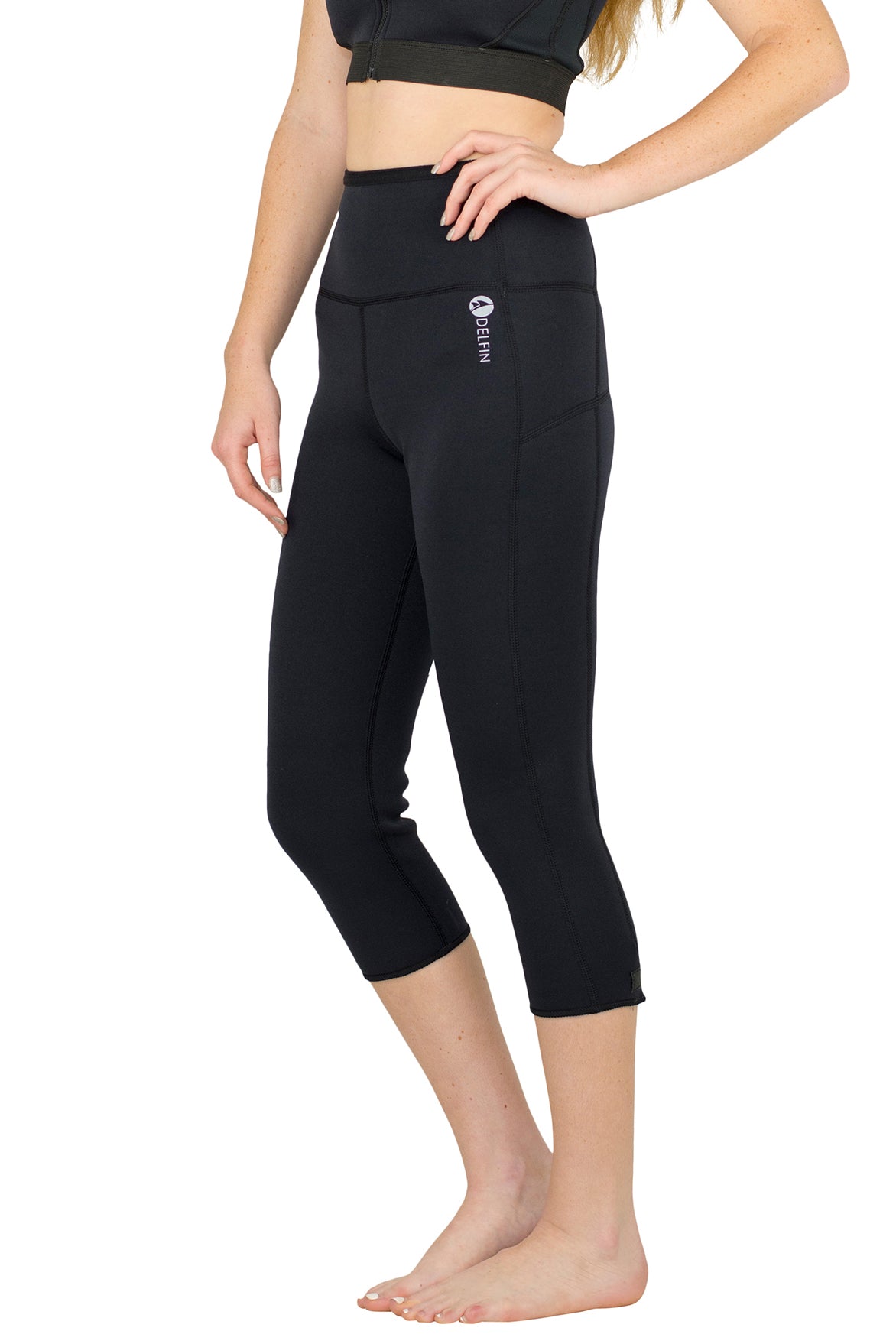 Heat Maximizing Capris - Black - Delfin Brands