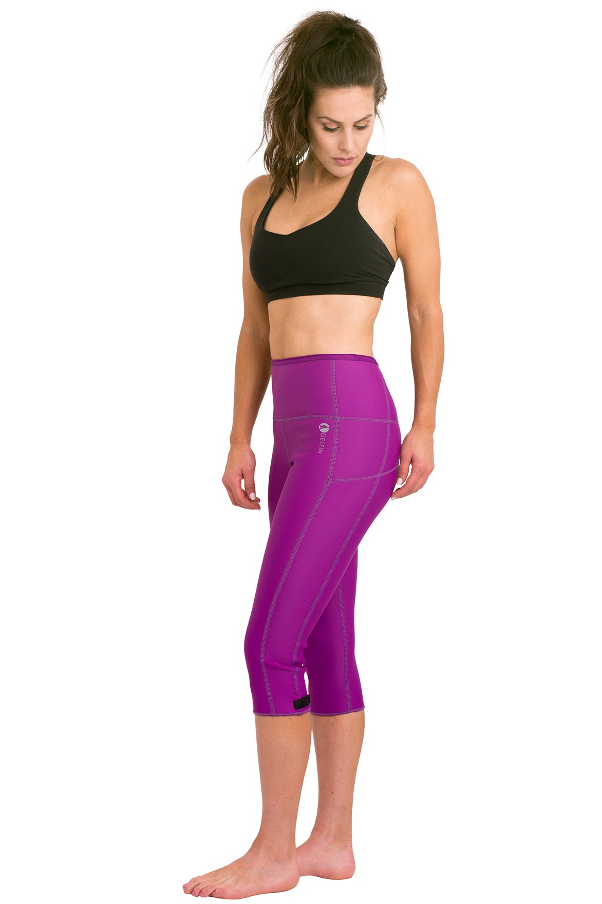 Heat Maximizing Capris - Purple - Delfin Brands