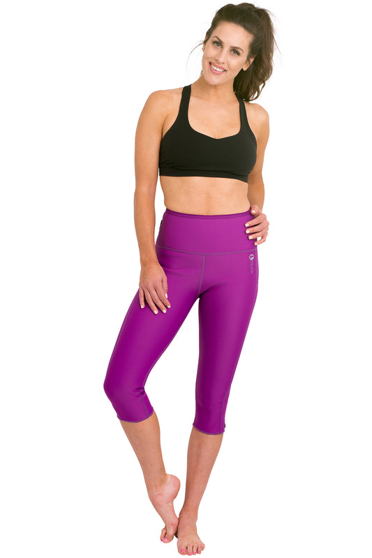 Heat Maximizing Capris - Purple - Delfin Brands