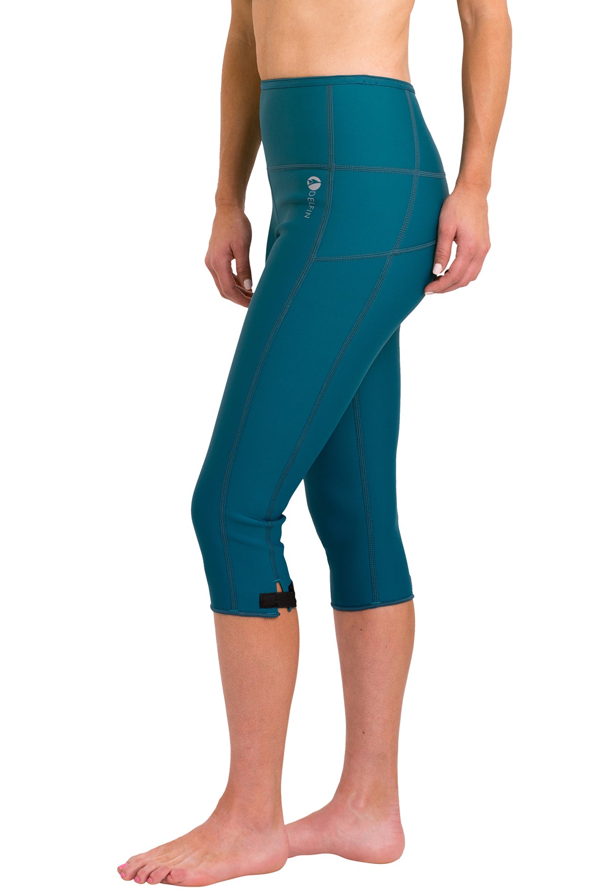 Heat Maximizing Capris - Teal - Delfin Brands