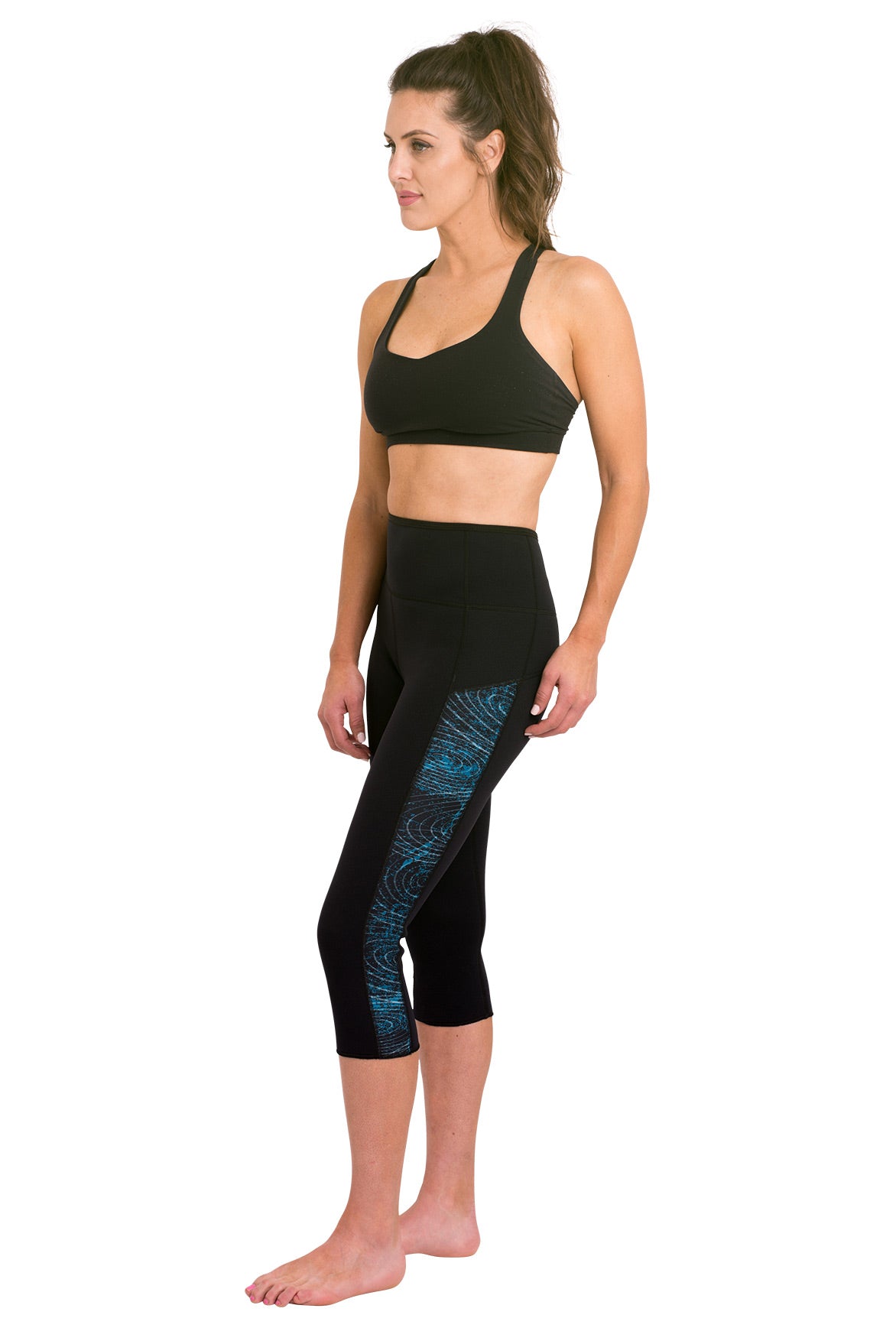 Heat Maximizing Capris - Mystic Teal - Delfin Brands