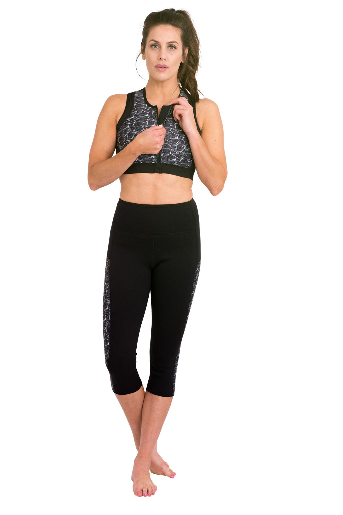 Heat Maximizing Capris - Mystic Maze - Delfin Brands