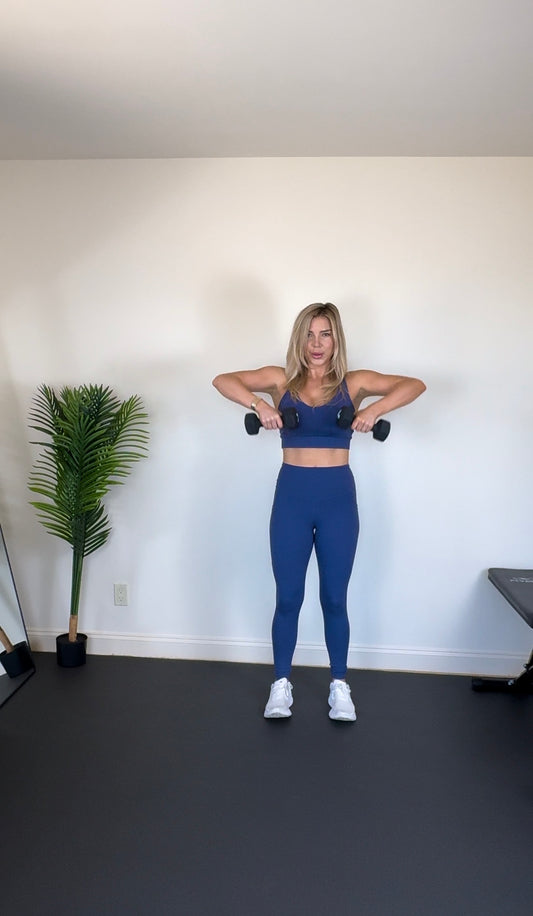 Full Body Combination Workout With Dumbbells 🏋🏼‍♀️😅