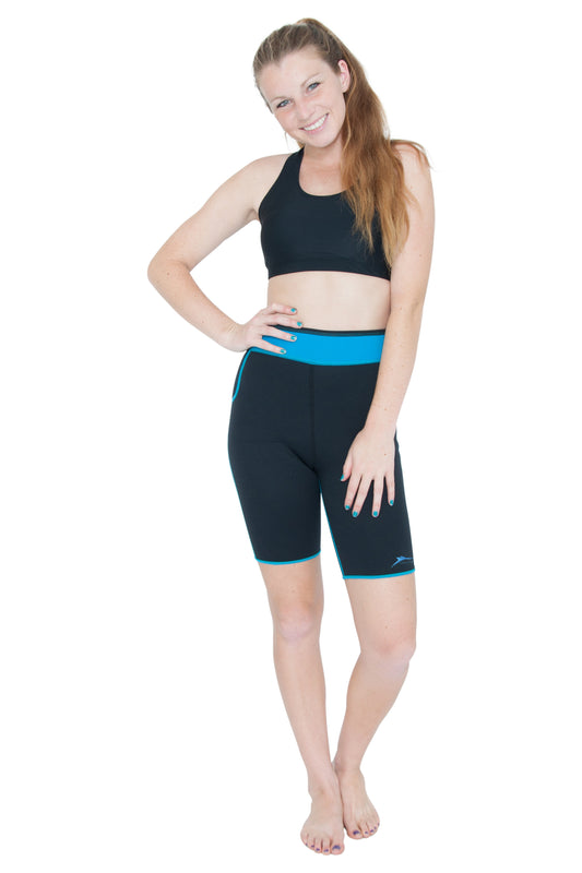 Heat Maximizing Shorts - Turquoise - Delfin Brands