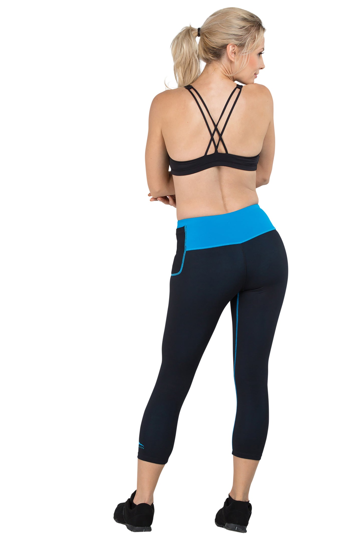 Mineral Infused Capris - Turquoise - Delfin Brands