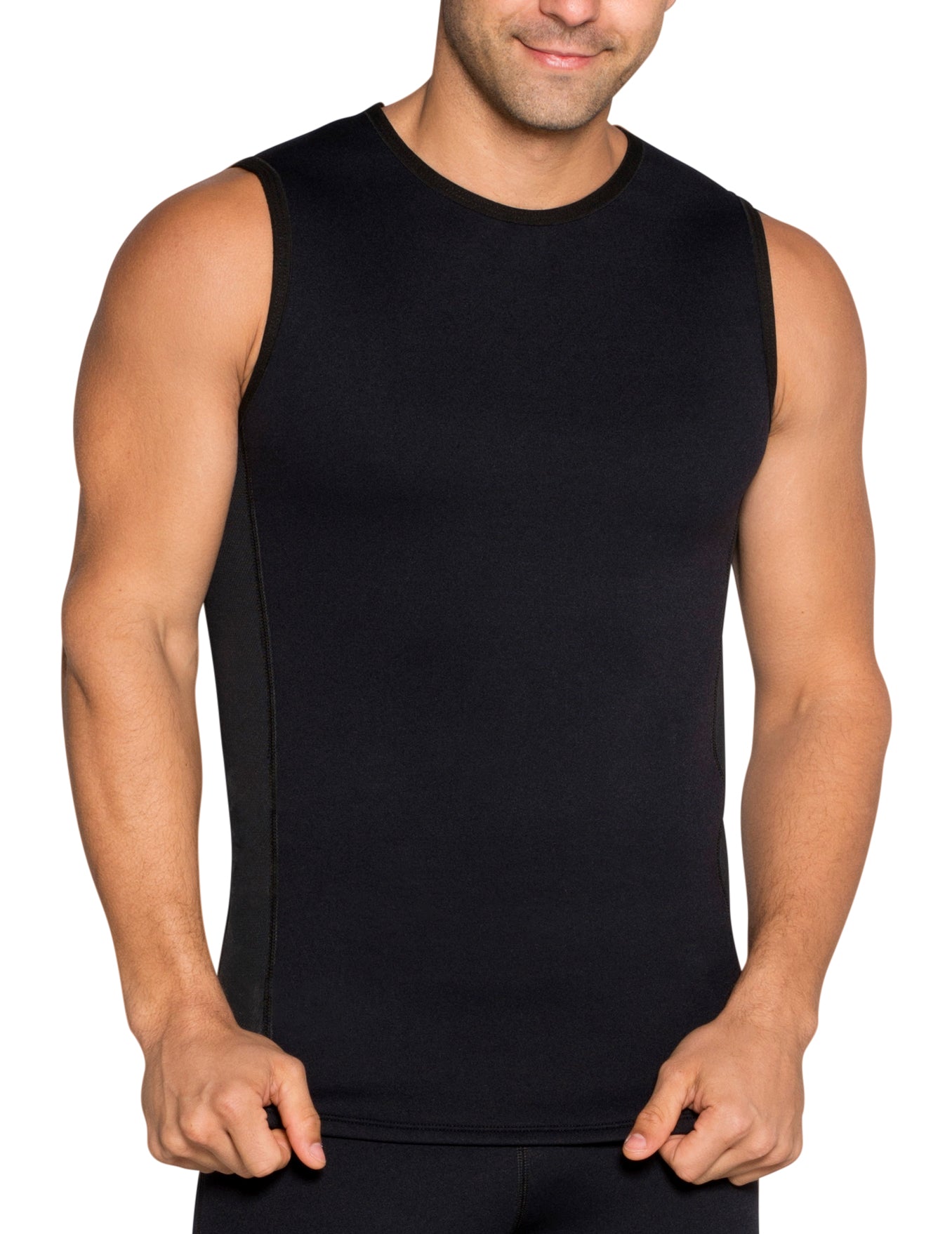 Men's Heat Maximizing Tank Top - Black - Delfin Brands