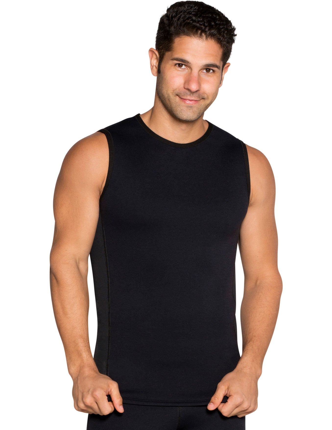 Men's Heat Maximizing Tank Top - Black - Delfin Brands